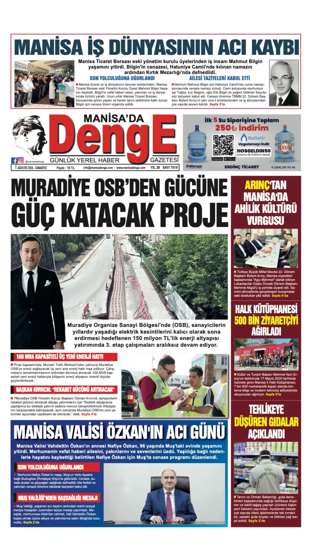 1 AĞUSTOS 2026