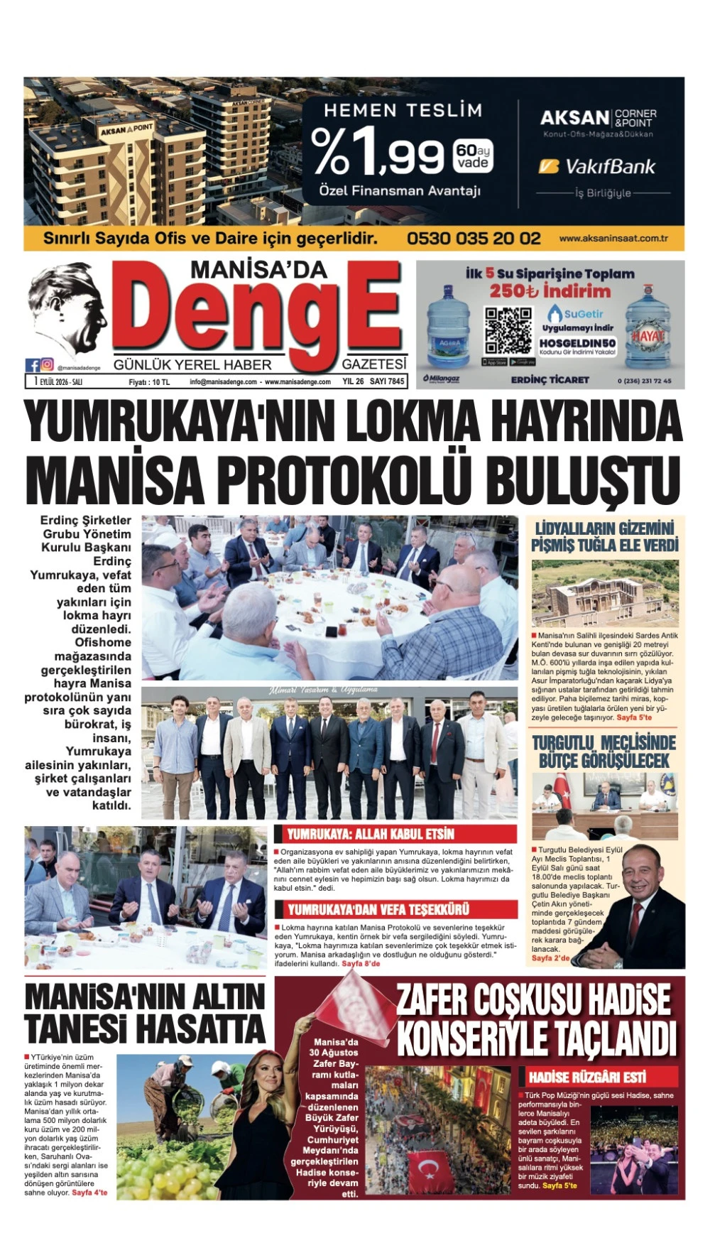 1 EYL&Uuml;L 2026
