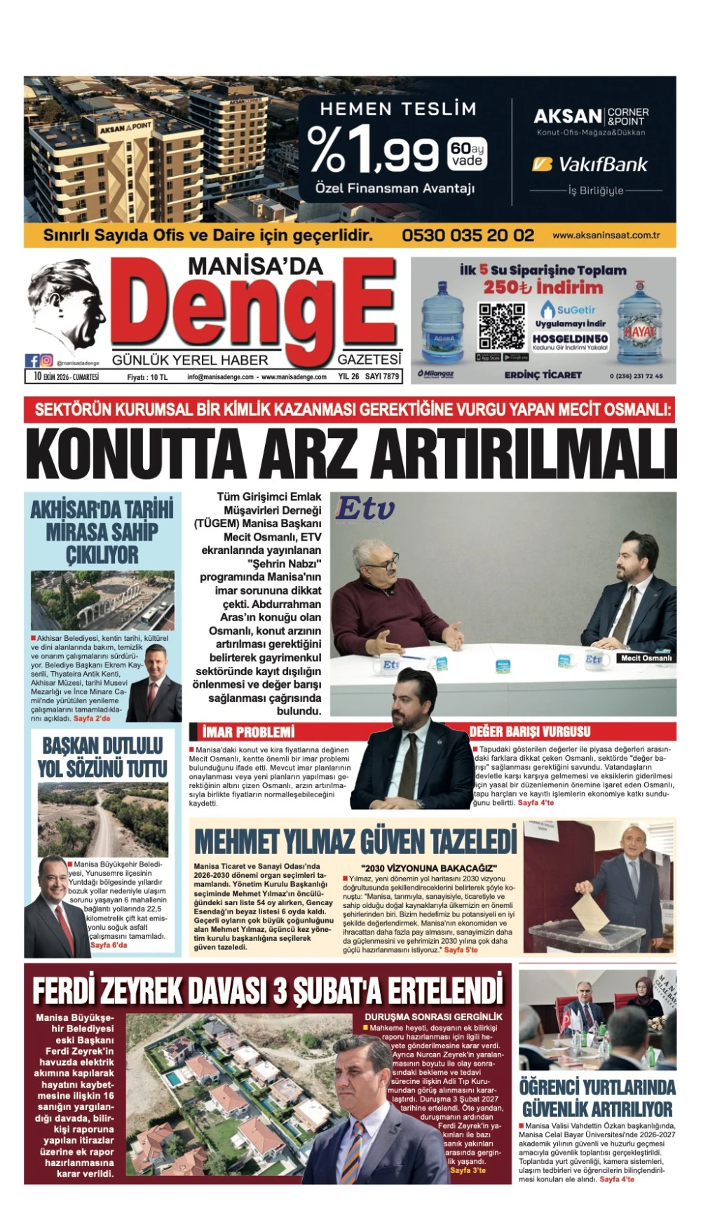 10 EKİM 2026