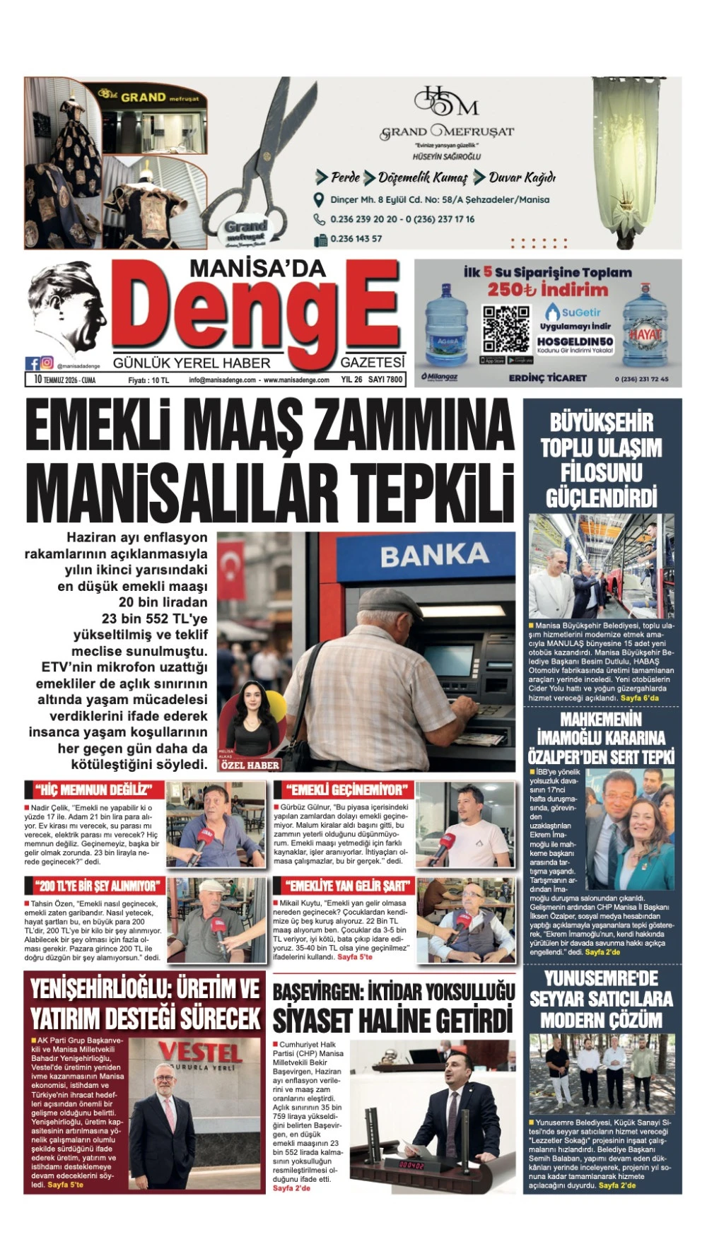 10 TEMMUZ 2026