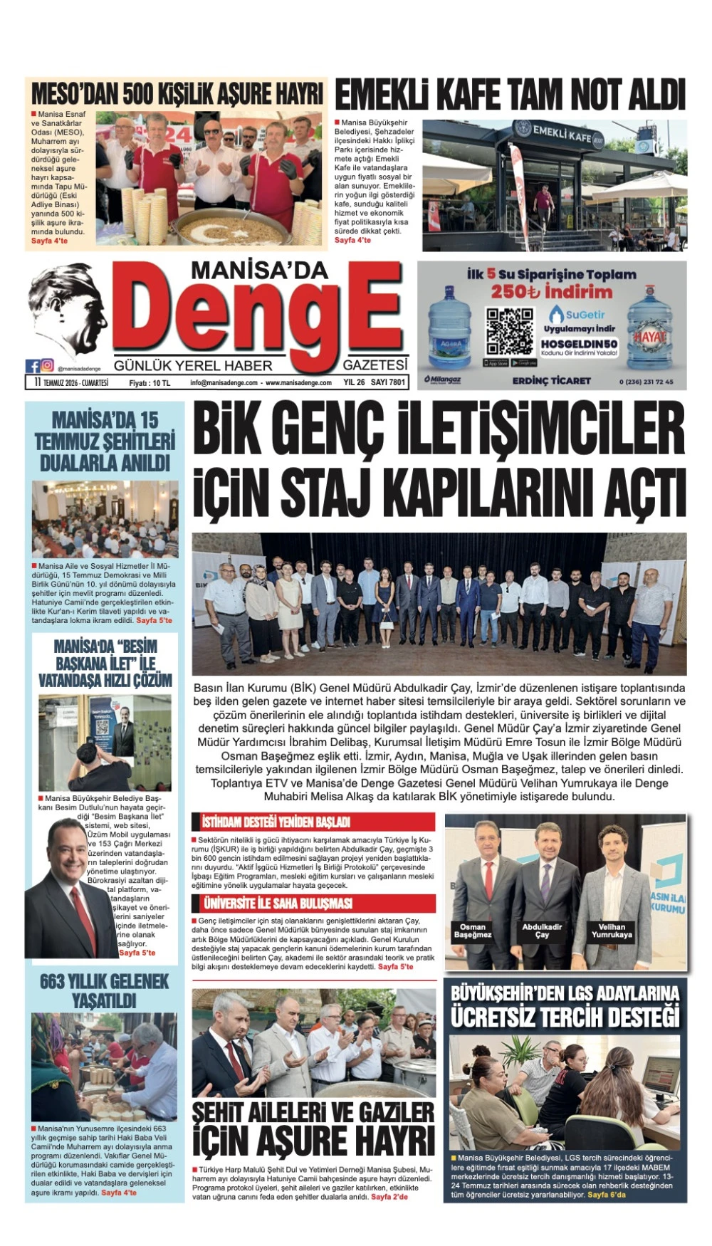 11 TEMMUZ 2026