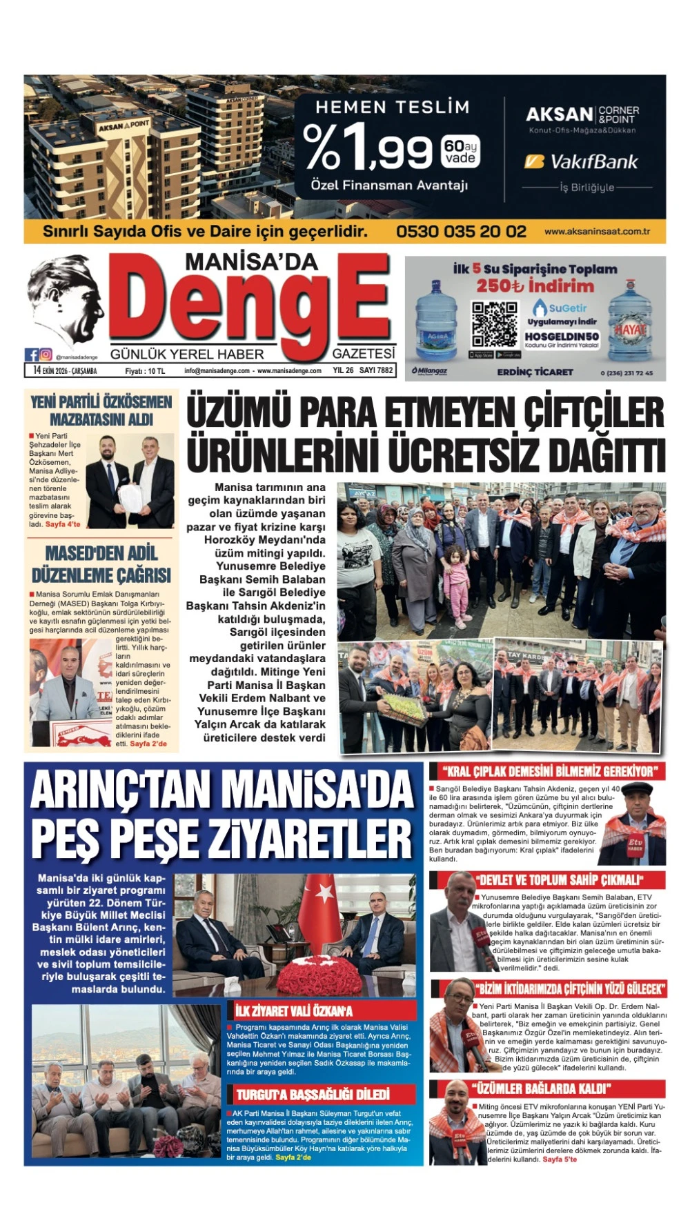 14 EKİM 2026
