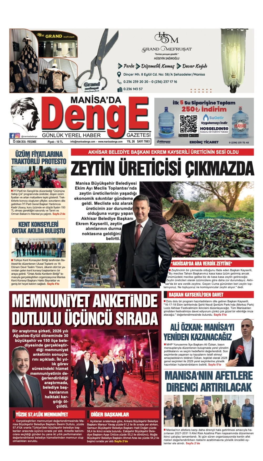 15 EKİM 2026