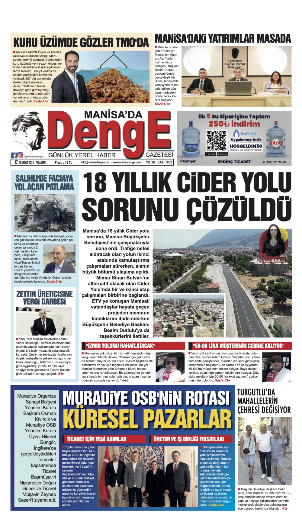 17 AĞUSTOS 2026