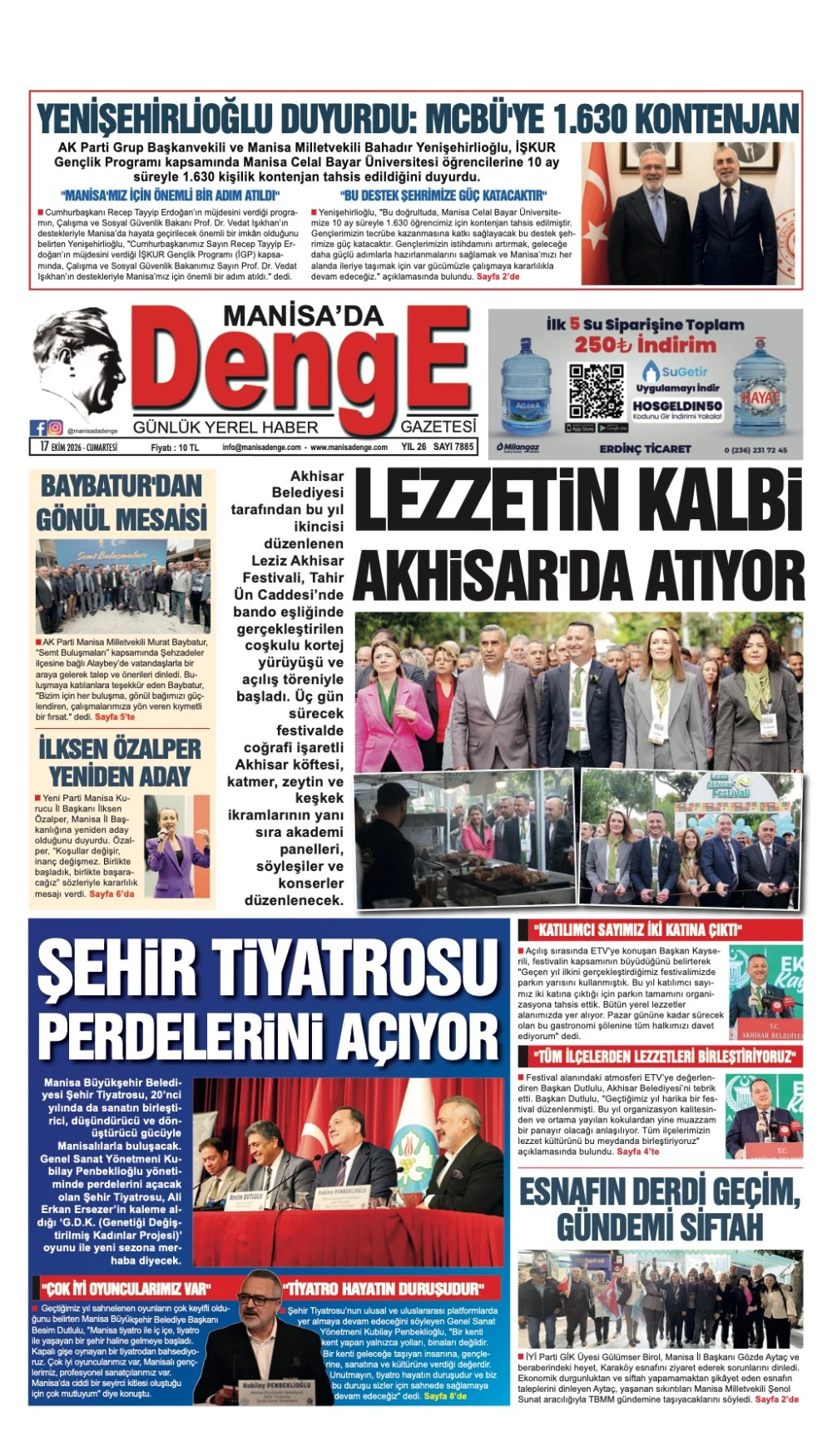 17 EKİM 2026