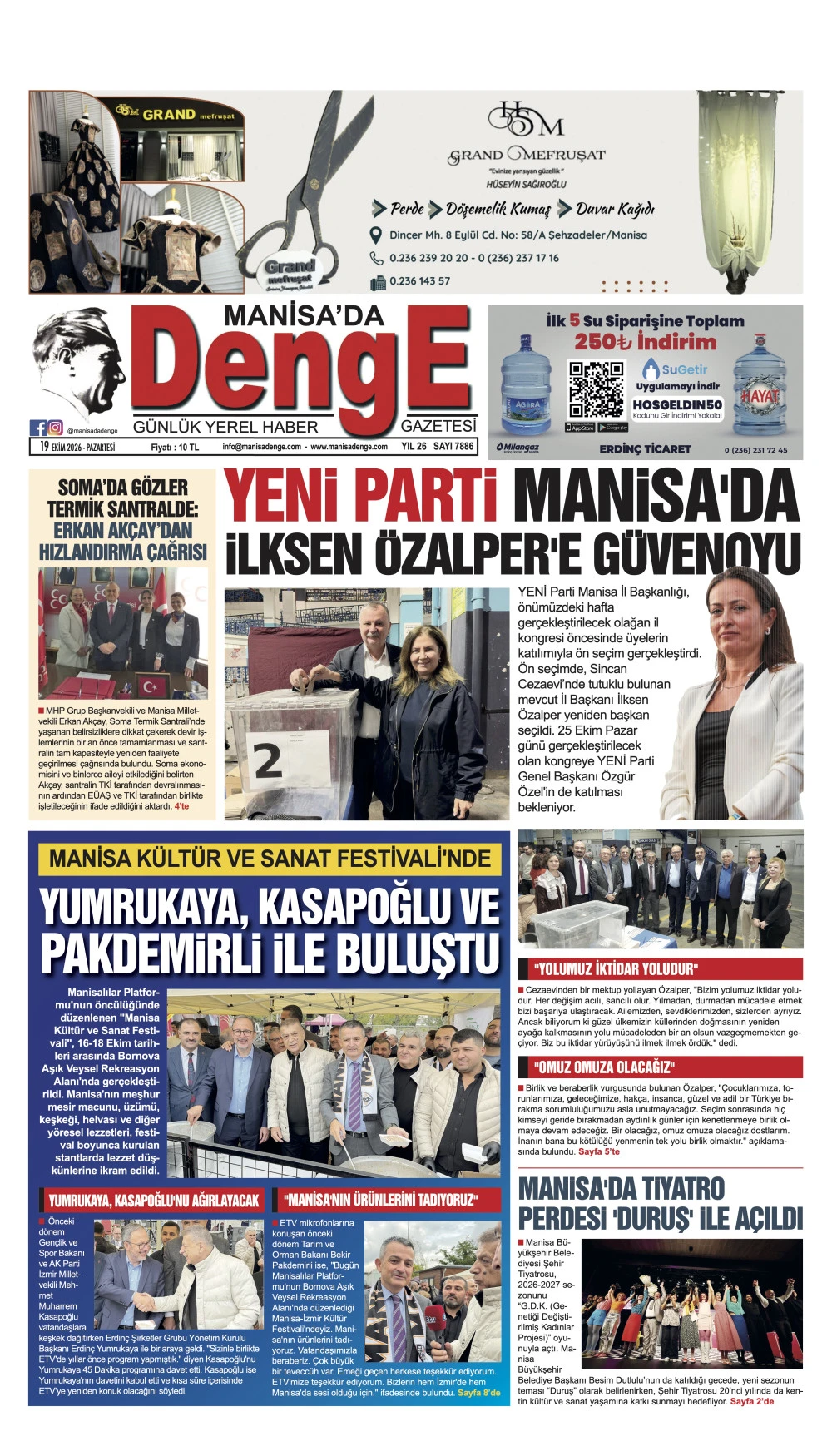 19 EKİM 2026