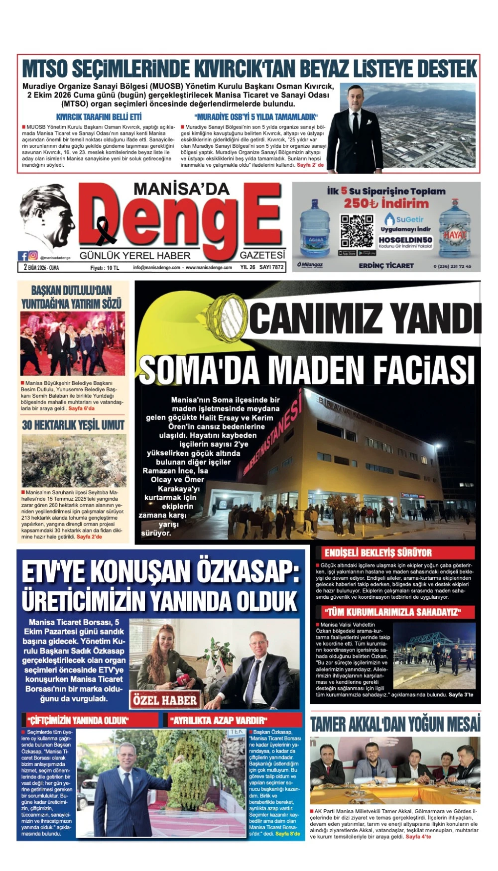 2 EKİM 2026