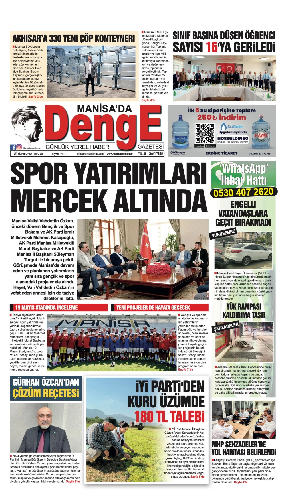 20 AĞUSTOS 2026