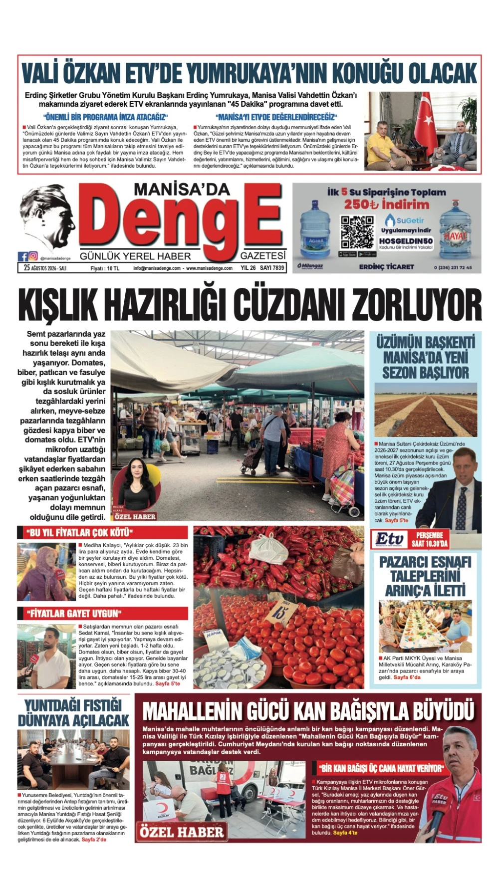 25 AĞUSTOS 2026