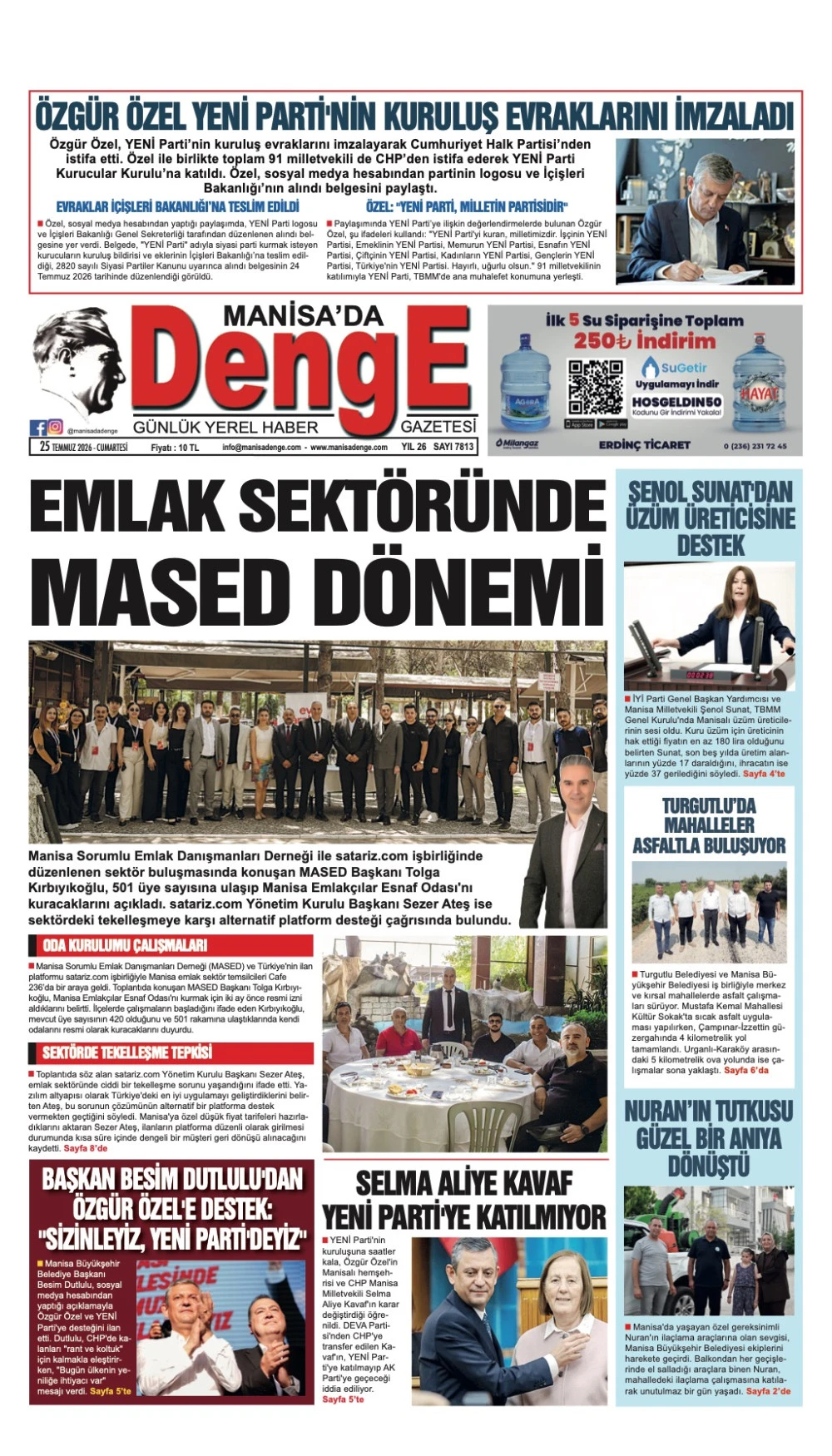 25 TEMMUZ 2026