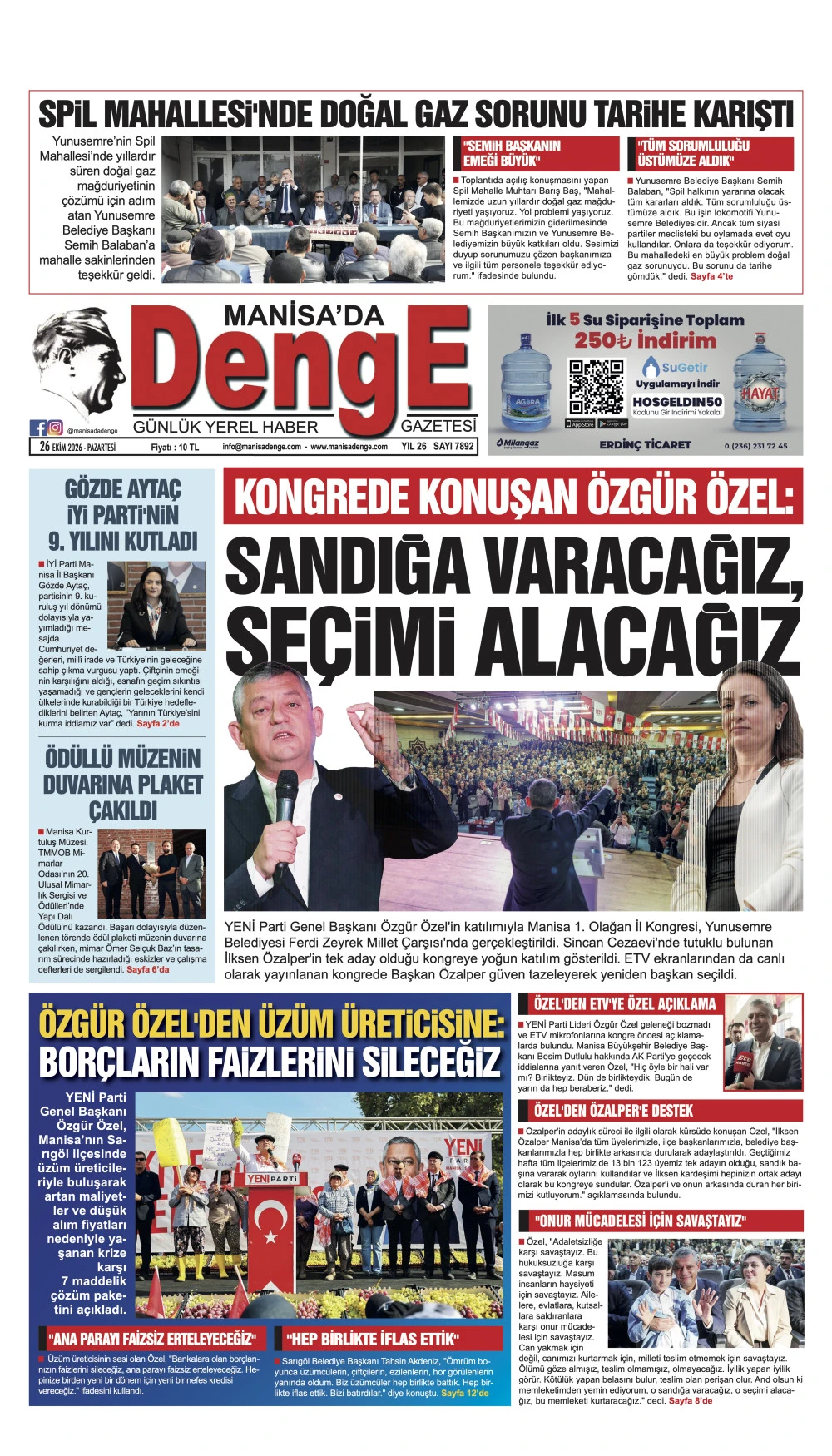 26 EKİM 2026