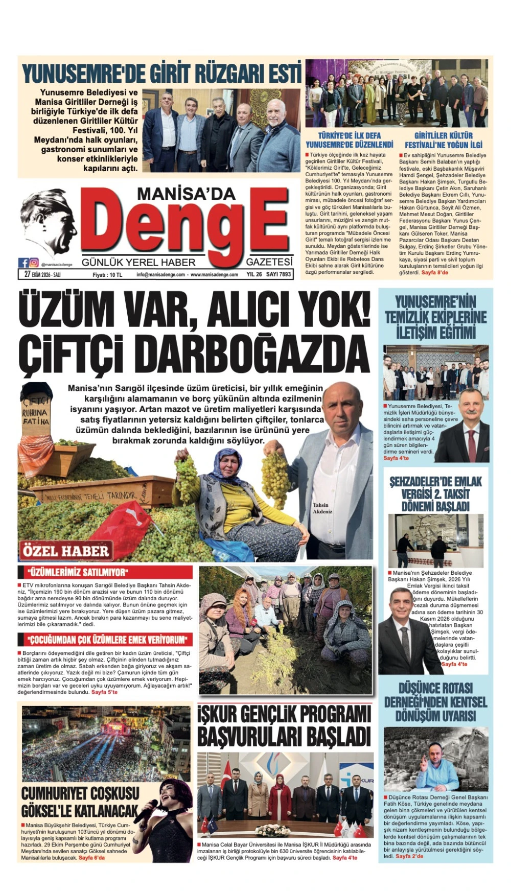 27 EKİM 2026