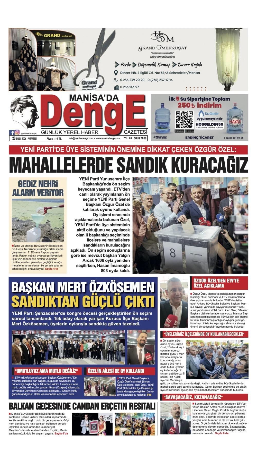 28 EYL&Uuml;L 2026