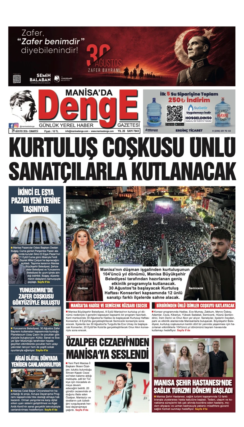 29 AĞUSTOS 2026