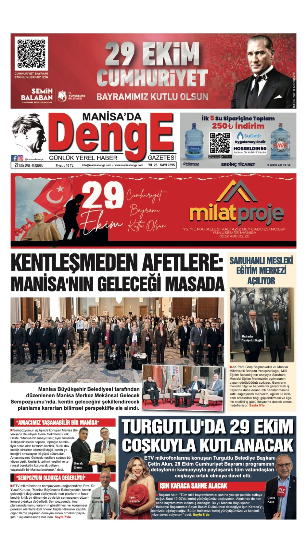 29 EKİM 2026