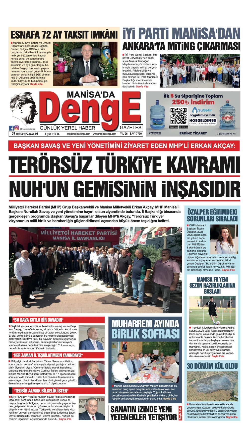 29 HAZİRAN 2026