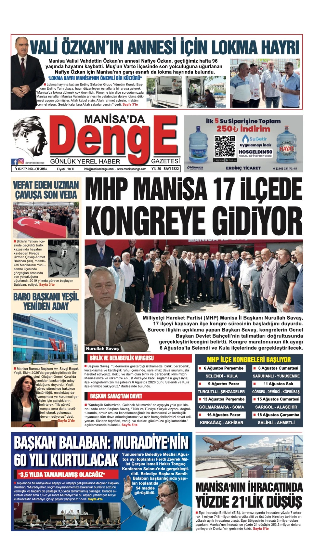 5 AĞUSTOS 2026