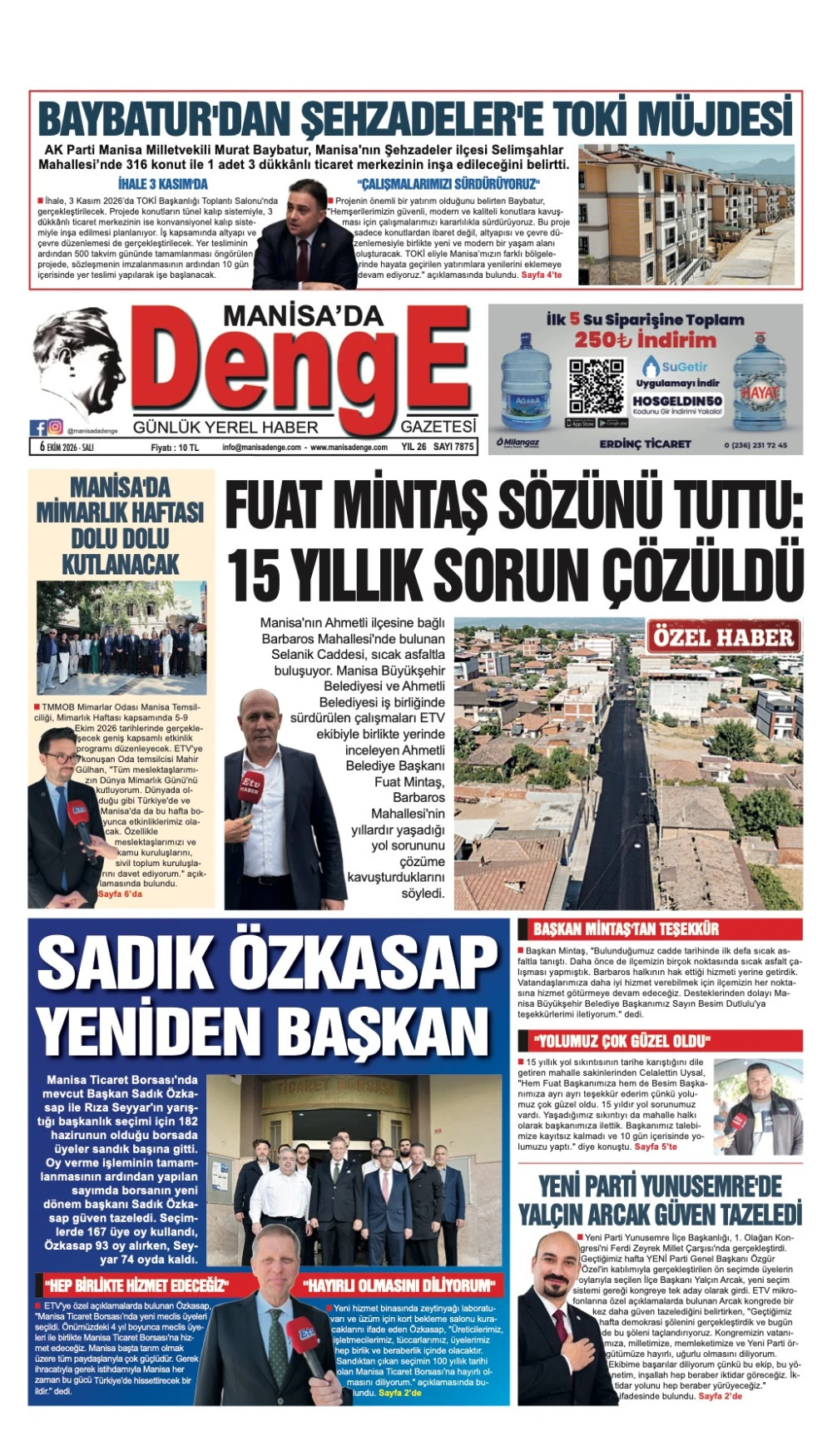 6 EKİM 2026
