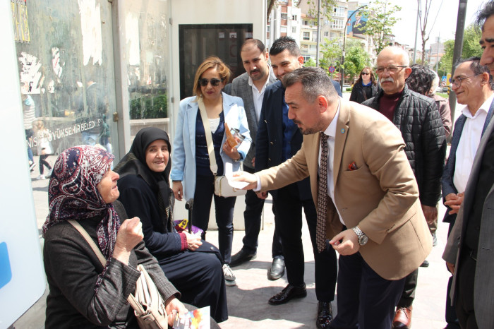 İYİ PARTİLİ ERYILMAZ ŞEHZADELER’E ÇIKARMA YAPTI