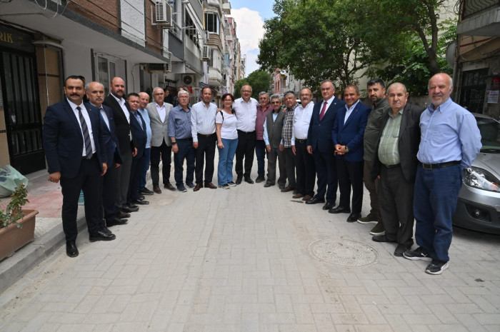 BAŞKAN ERGÜN YEŞİLTEPE CADDESİ’NDEKİ ÇALIŞMALARI İNCELEDİ