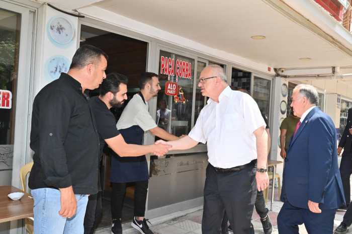 BAŞKAN ERGÜN YEŞİLTEPE CADDESİ’NDEKİ ÇALIŞMALARI İNCELEDİ