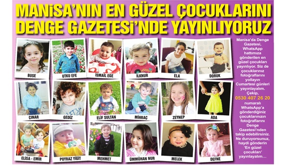 DENGE GAZETESİ ÇOCUK KÖŞESİ