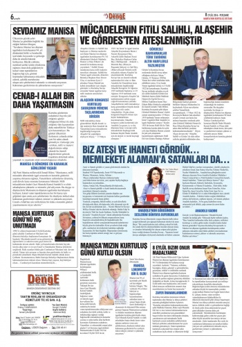 8 EYLÜL  KURTULUŞ ÖZEL EKİ