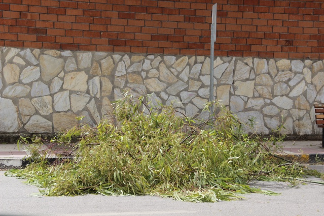 Fırtına Manisa'yı savaş alanına çevirdi