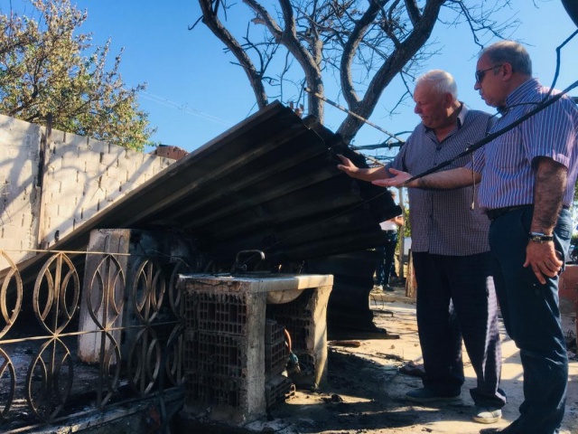 Yangın dehşetini yaşayan Gördes'ten iç yakan kareler
