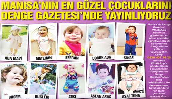 DENGE GAZETESİ ÇOCUK KÖŞESİ