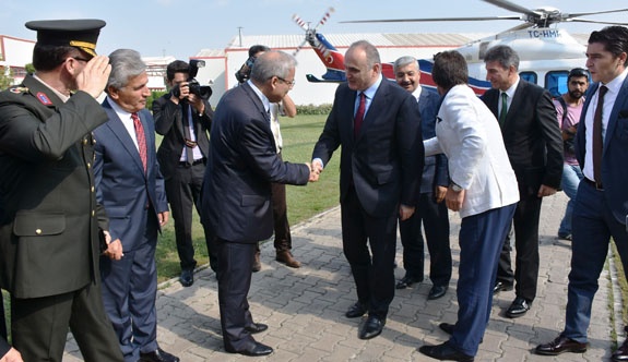 BİLİM SANAYİ VE TEKNOLOJİ BAKANI   FARUK ÖZLÜ MANİSA'DA