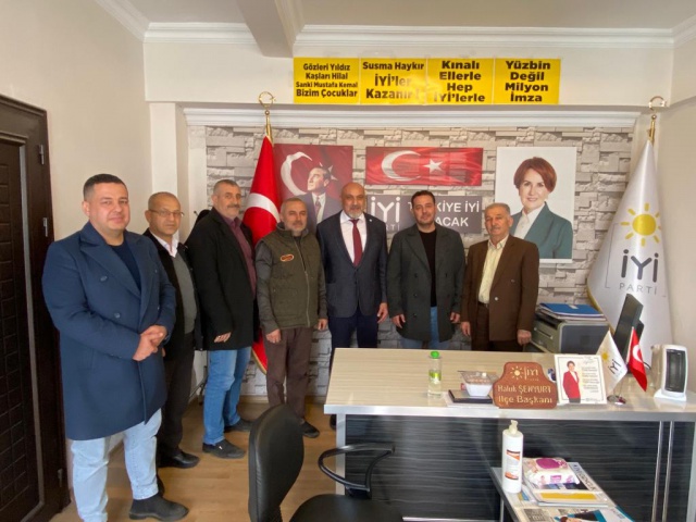 GÜRHAN ÖZCAN İLÇE ZİYARETLERİNİ SÜRDÜRÜYOR