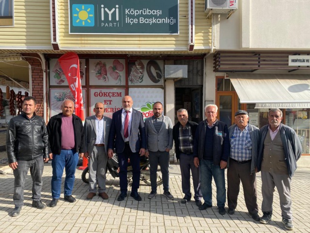 GÜRHAN ÖZCAN İLÇE ZİYARETLERİNİ SÜRDÜRÜYOR