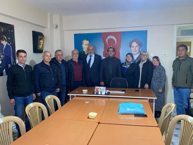 GÜRHAN ÖZCAN İLÇE ZİYARETLERİNİ SÜRDÜRÜYOR