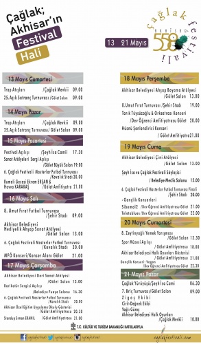 558. ÇAĞLAK FESTİVALİ
