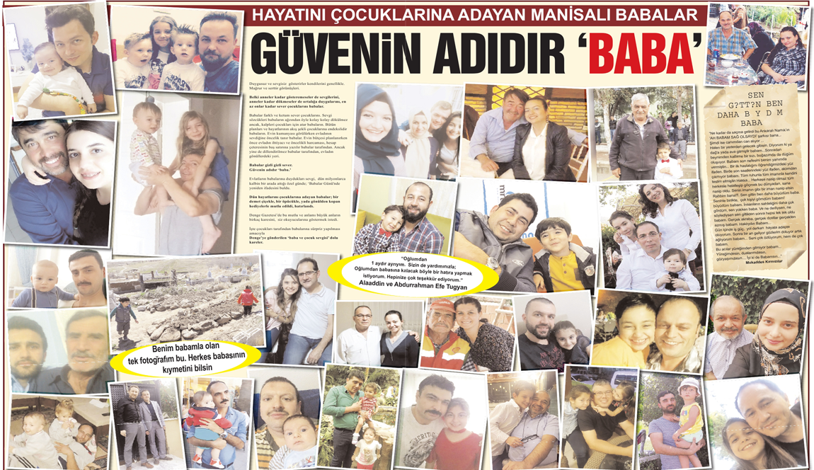 DENGE GAZETESİ BABALAR GÜNÜ'NÜ KUTLADI