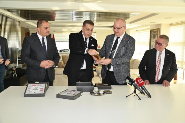 YUMRUKAYA, BAŞKAN ERGÜN’Ü ZİYARET ETTİ