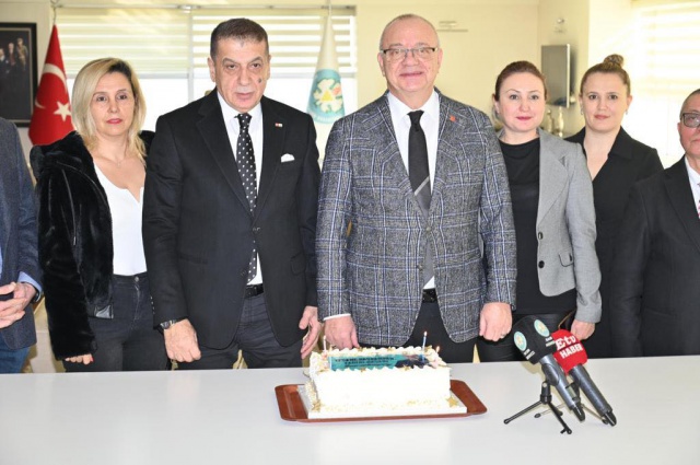 YUMRUKAYA, BAŞKAN ERGÜN’Ü ZİYARET ETTİ