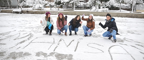 MANİSA'DAN KAR MANZARALARI