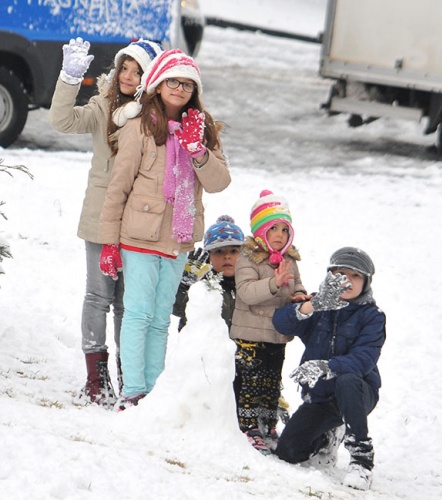MANİSA'DAN KAR MANZARALARI