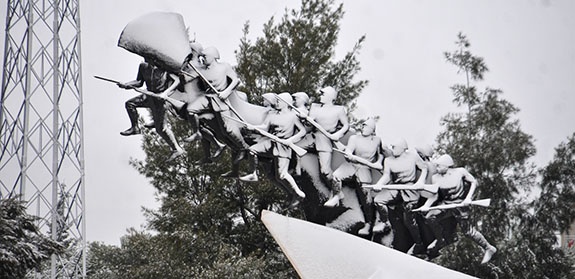 MANİSA'DAN KAR MANZARALARI