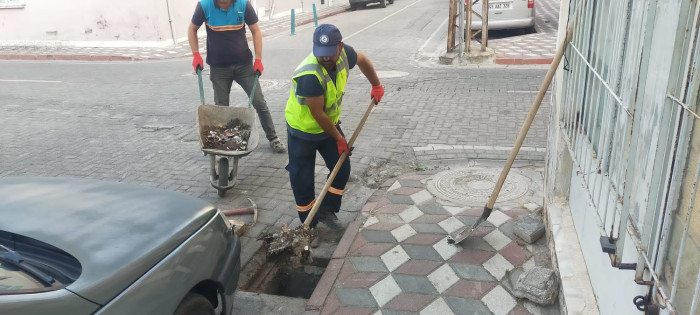 Maski’den yağmursuyu ızgaralarında hummalı temizlik