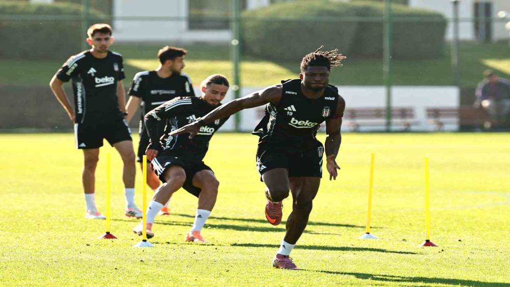 Beşiktaş, Gaziantep FK maçı hazırlıklarını sürdürdü
