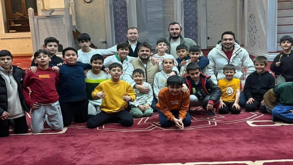 Eski ramazanlar cami avlusunda yaşatıldı

