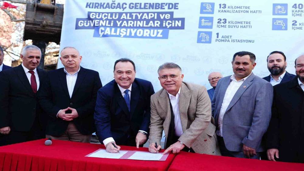 Gelenbe&rsquo;de 4 milyon Euro&rsquo;luk altyapı yatırımı i&ccedil;in imzalar atıldı
