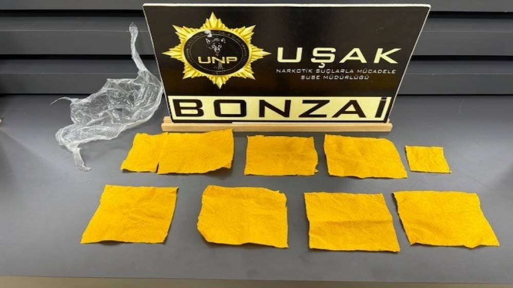 Uşak’ta çok sayıda uyuşturucu madde ele geçirildi
