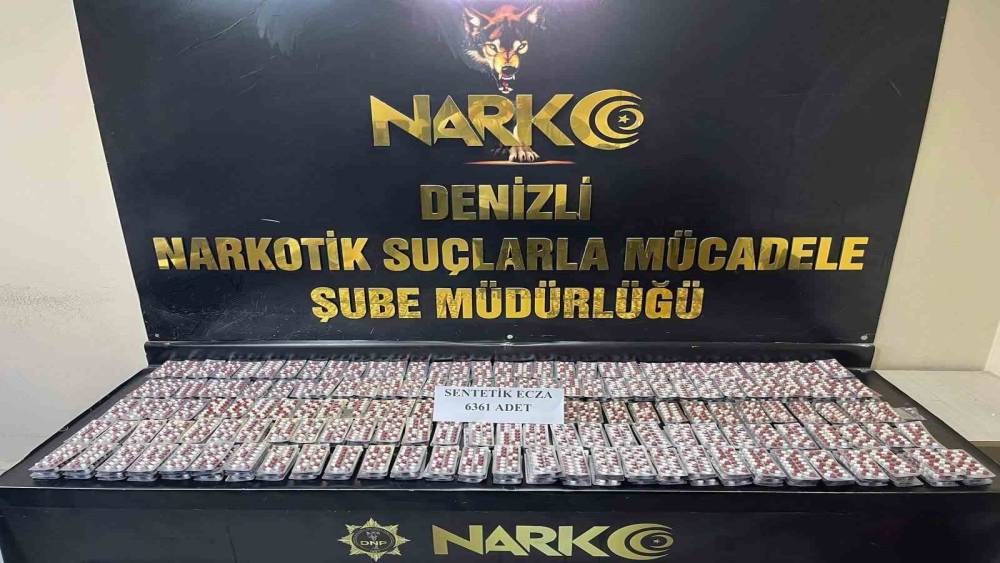 Denizli’ye binlerce uyuşturucu hap getiren 3 tacir yakalandı
