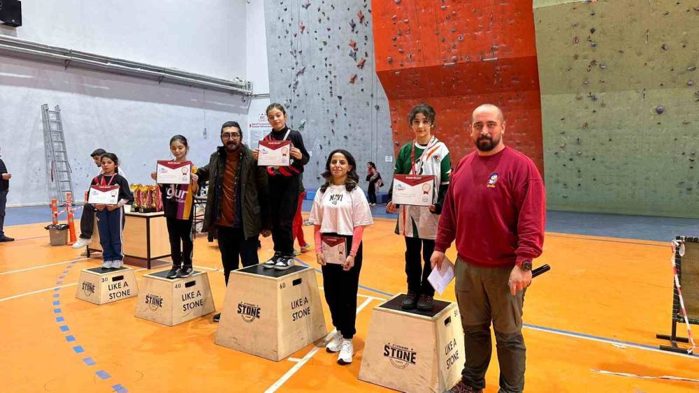 Malatya&rsquo;da okul sporları tırmanış yarışmaları tamamlandı
