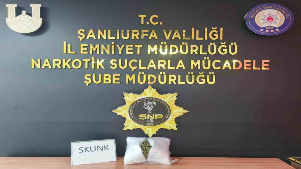 Şanlıurfa’da uyuşturucu operasyonu: 1 tutuklama
