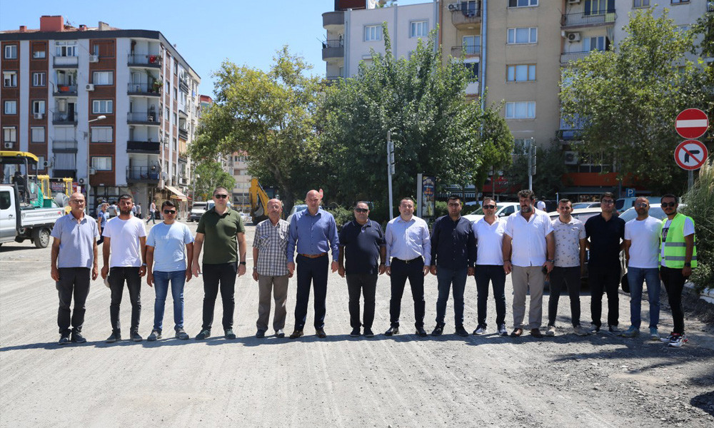 2. Etap Prestij Cadde düzenlemesi için üstyapı çalışmalarına start verildi 